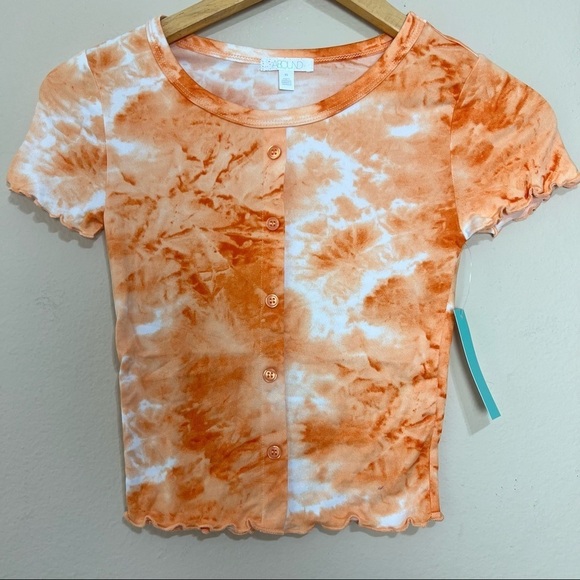 Abound- Tie Dye Button Up Tee - Picture 4 of 5